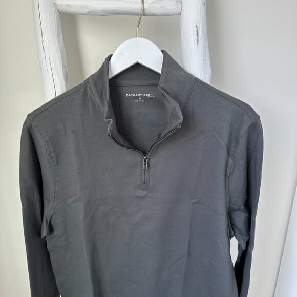 Zachary Prell Men's Joe Quarter Zip Pullover Grey NWT Sz M - Picture 11 of 12